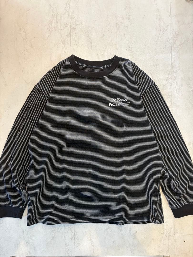 エンノイ ennoy ロンT 長袖カットソー ボーダー The Ennoy Professional エンノイ ロンt ボーダー 長袖 - メルカリ