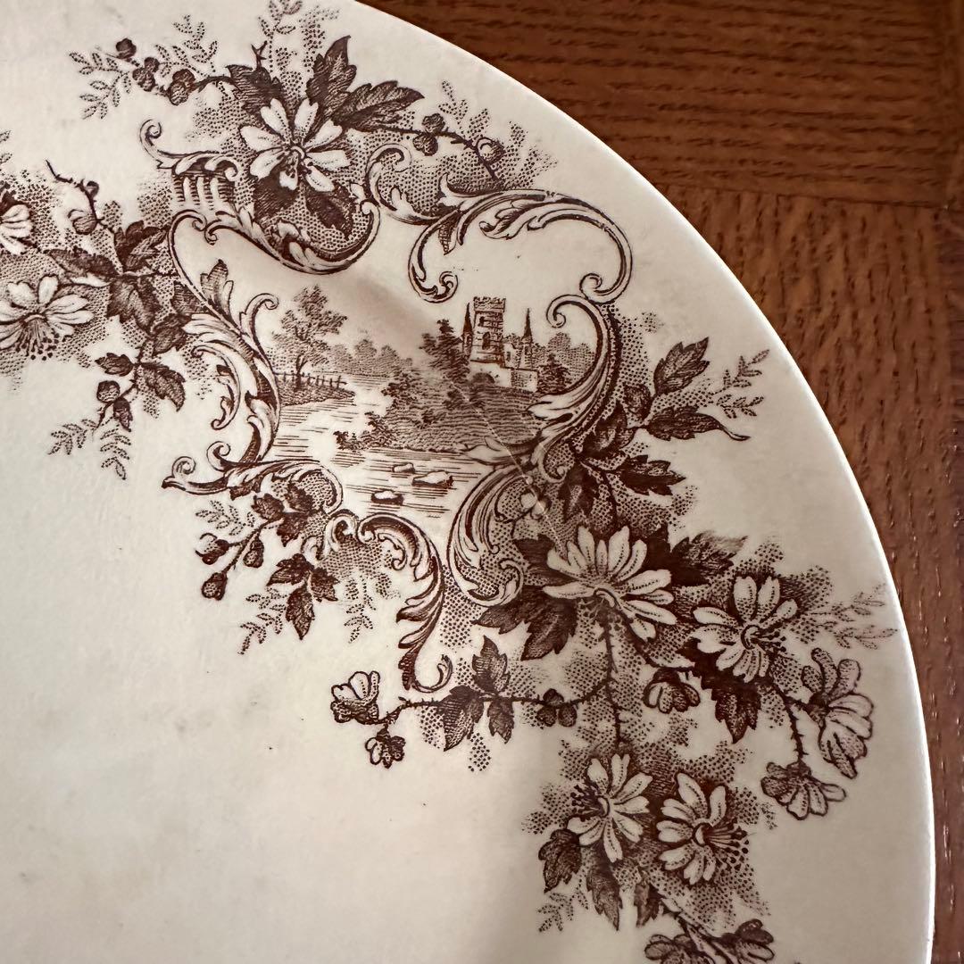 平皿 ジョワジールロワ　POMPADOUR フランスアンティーク