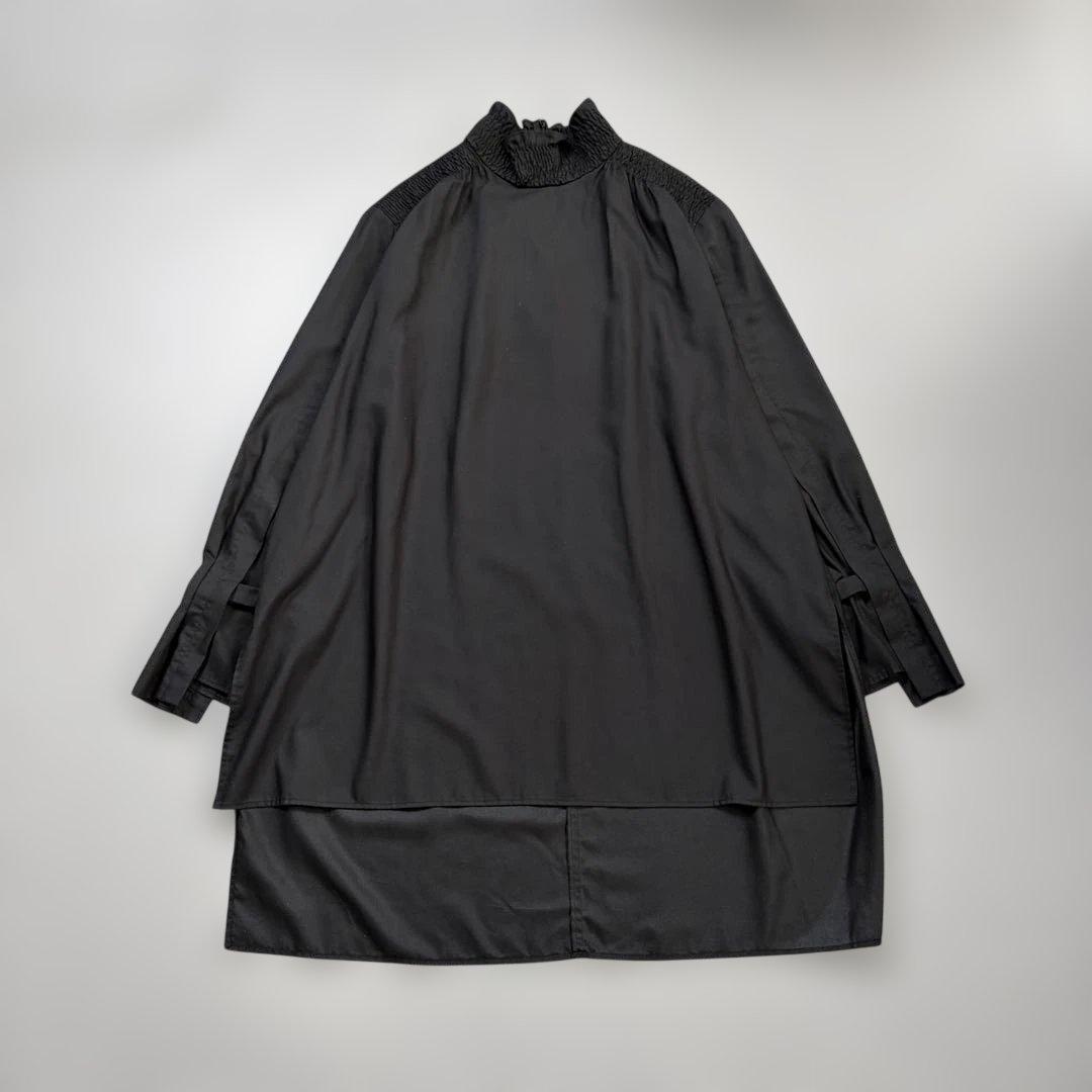 【美品✨近年】ADORE マットポプリンブラウス ロングブラウス スタンドカラー