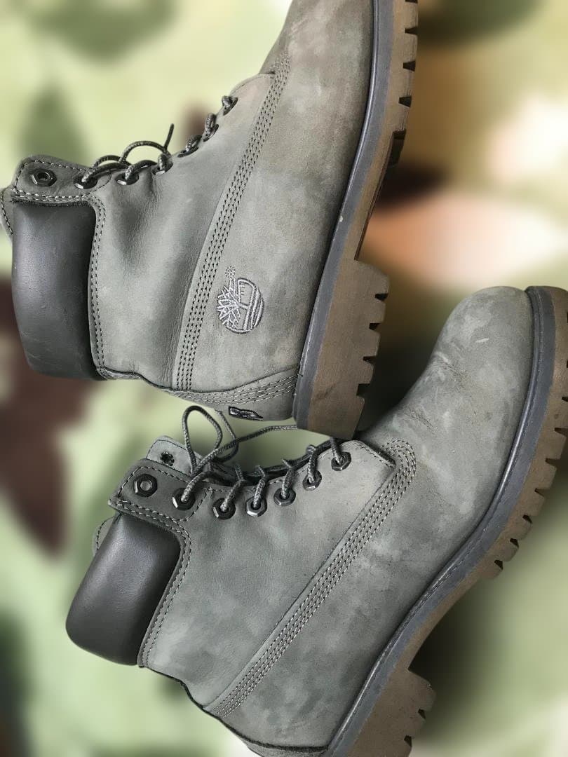 米国製Timberland グレー ワークブーツ