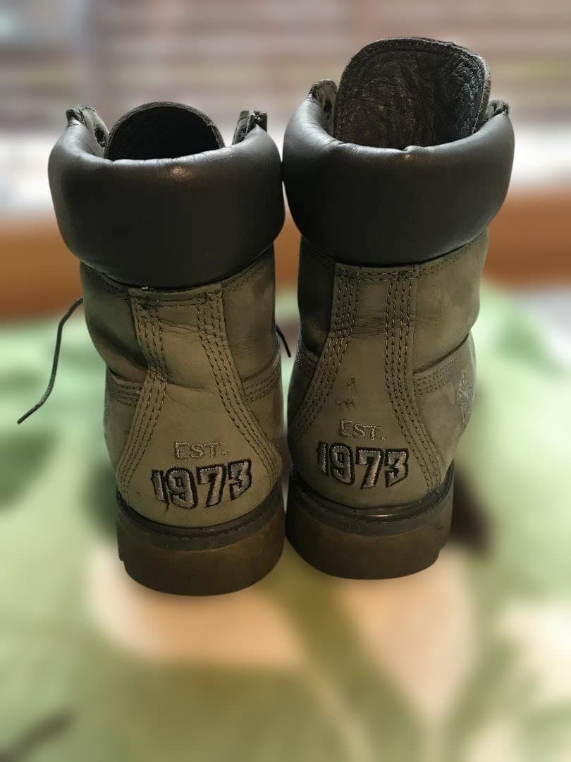 米国製Timberland グレー ワークブーツ