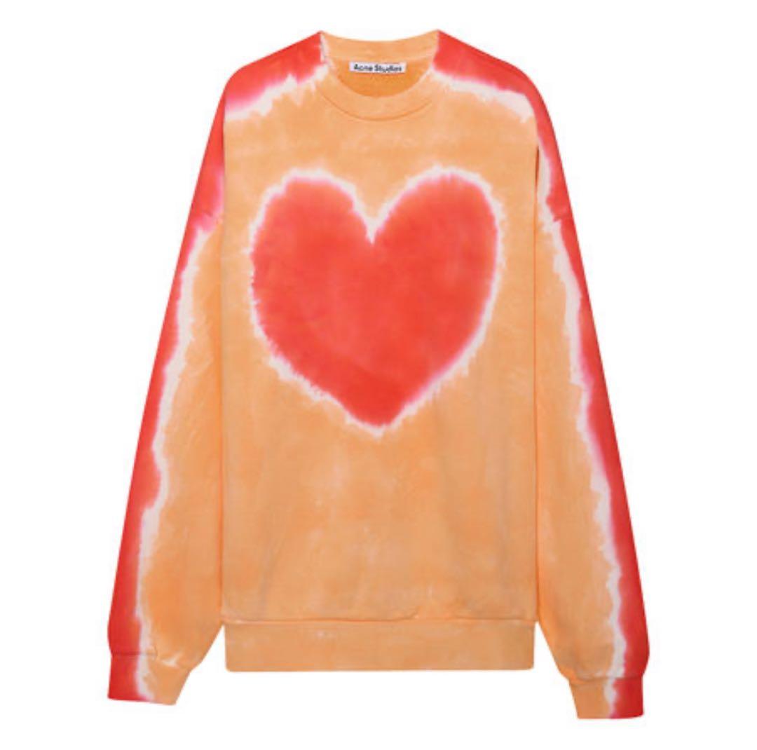Acne Studios ハート型タイダイ スウェット アクネ - メルカリ