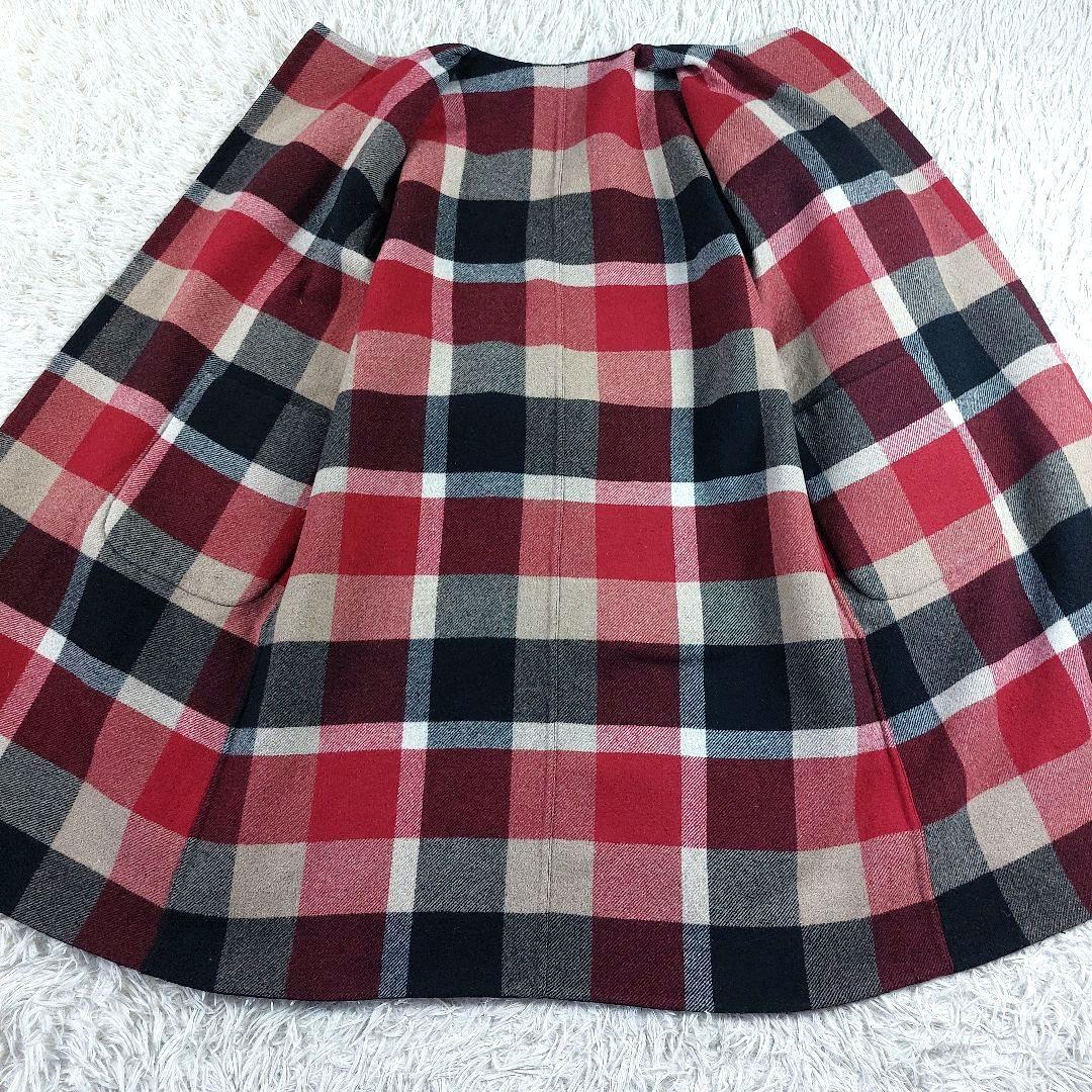 ブルーレーベルクレストブリッジ リバーシブル チェック柄 ベルトノー