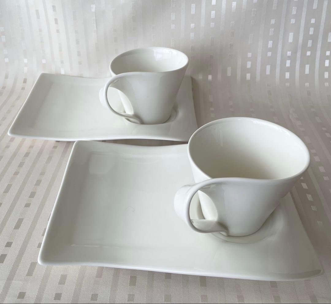 ビレロイボッホ ニューウェーブ マグ&プレート ペア 新品未使用 - メルカリ