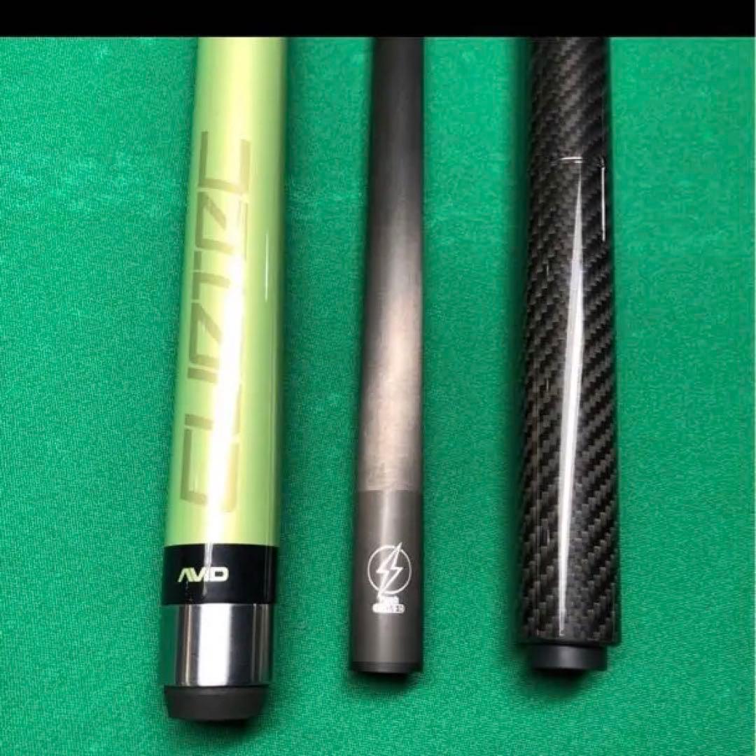 ビリヤードキュー 3本セット 緑色 カーボンファイバー - メルカリ