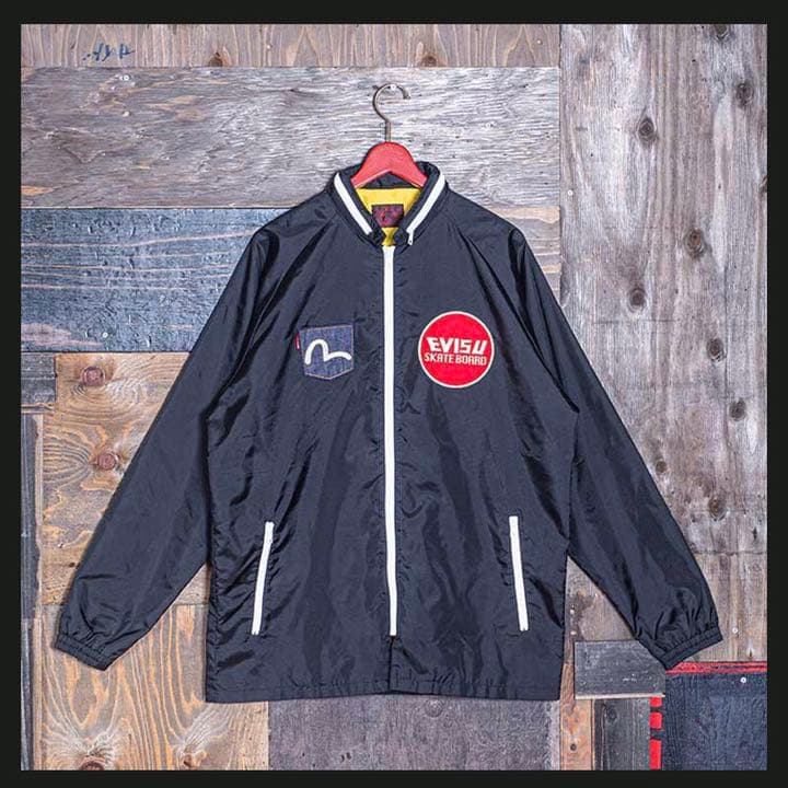 エヴィス EVISU SKATE BOARD ナイロンジャケット サイズL相当 - メルカリ