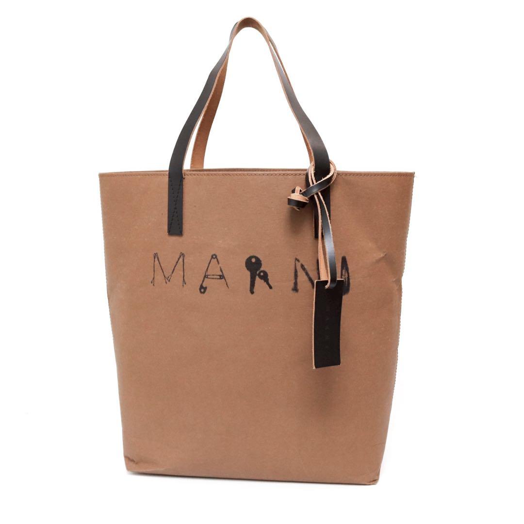 MARNI マルニ トートバッグ ペーパーバッグ セルロース レザー - メルカリ