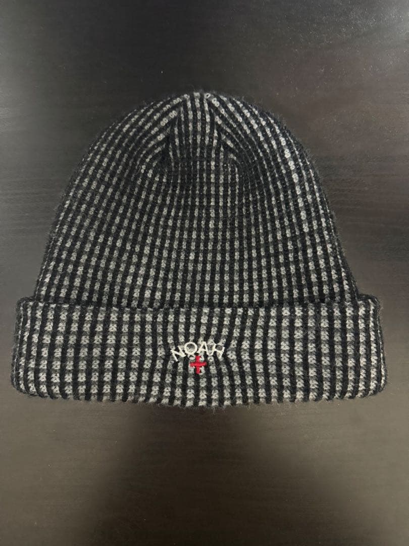 NOAH ストライプニット帽、ビーニー - メルカリ