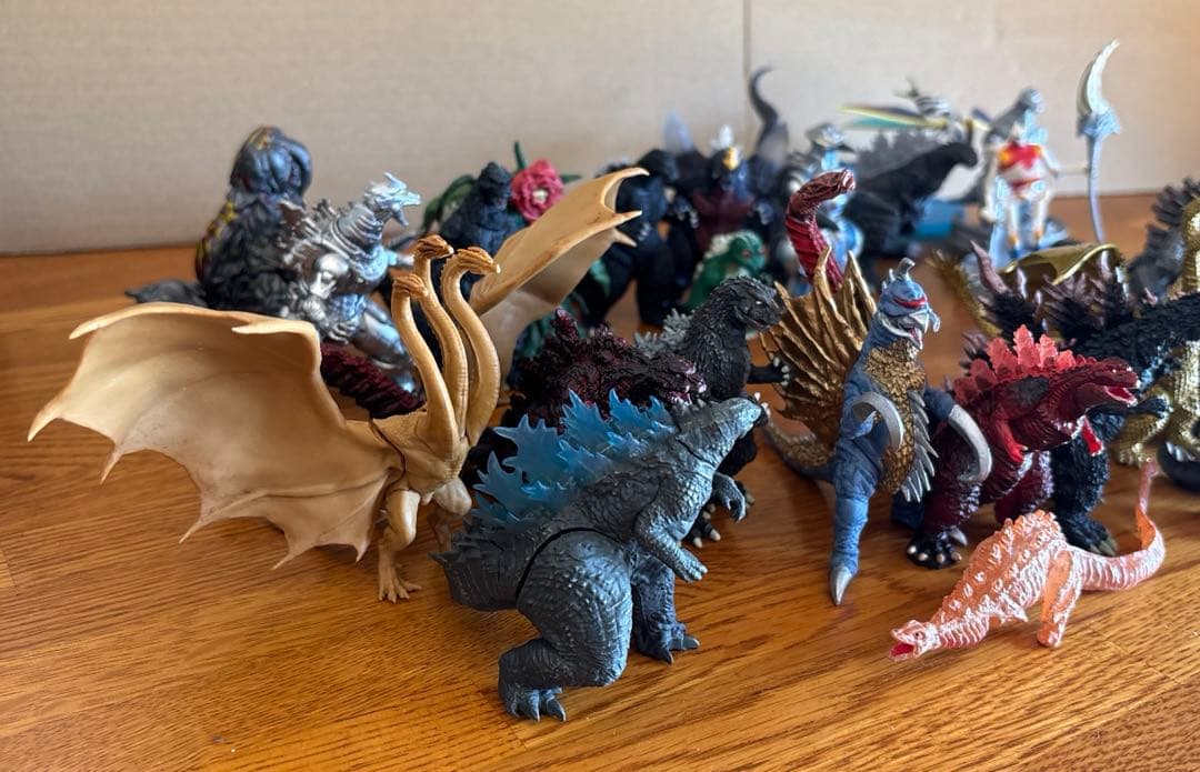 完動品 ガシャポン ゴジラHG D+ 01〜07 28体コンプリート ブックレット