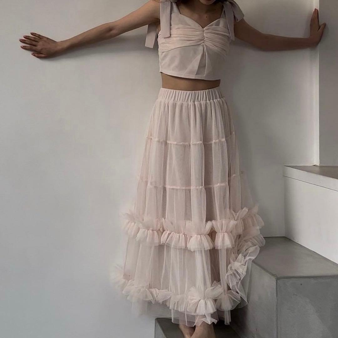 トリートユアセルフ バレーリーナリボンチュールスカート - メルカリ