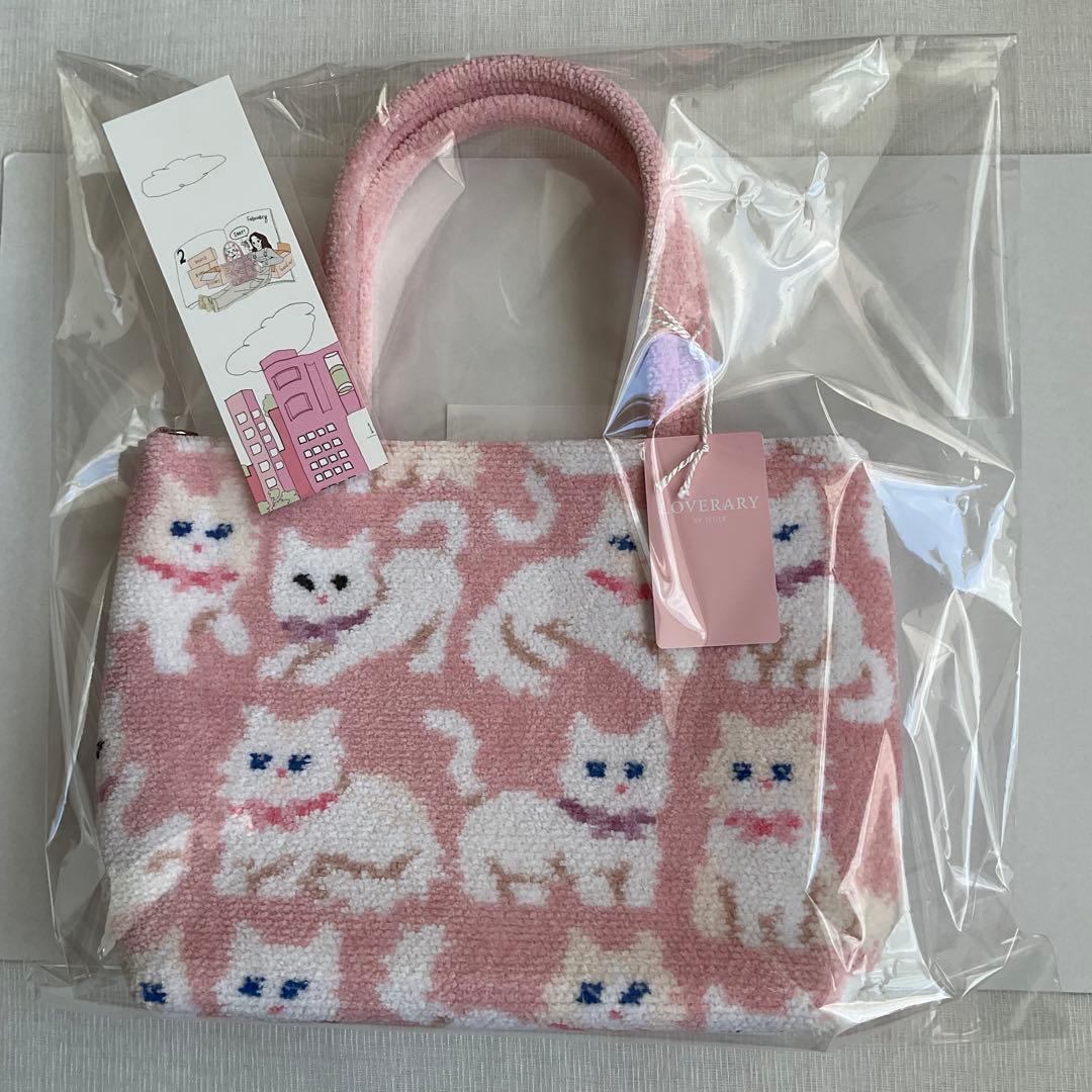 【完売品】フェイラーバッグ＊モフモフネコチャン＊ラッピング済み＊栞付き＊新品 完売品】フェイラーバッグ＊モフモフネコチャン＊ラッピング済み＊栞