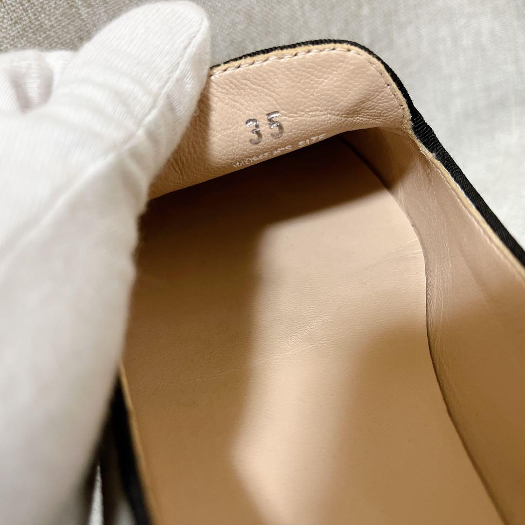 【美品】Tod's トッズ ダブルT フラットシューズ 22.5cm スエード