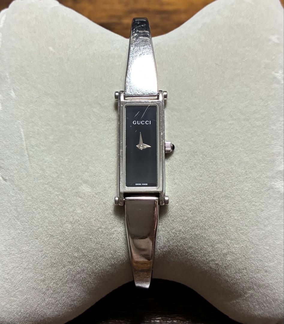 GUCCI 1500L クォーツ腕時計 ブラック - メルカリ