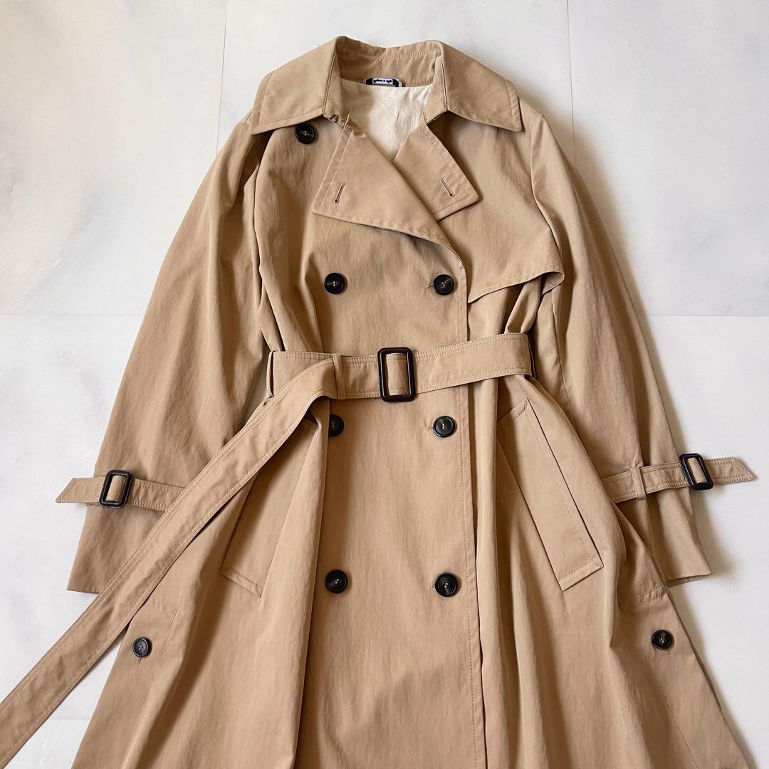 極美品 マックスマーラ トレンチコート 2022 マキシ丈 異素材