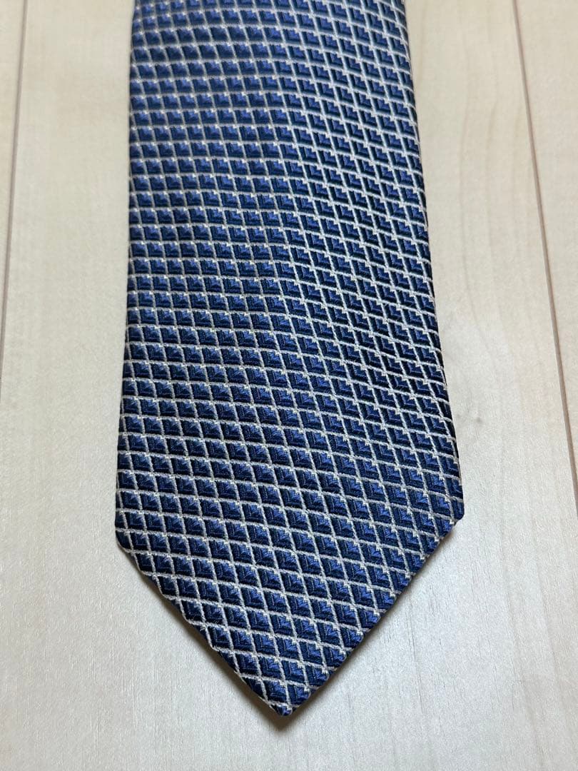 Ermenegildo Zegna】 ネクタイ ブルー - メルカリ