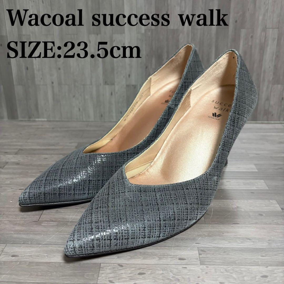 ワコール Wacoal success walk パンプス 23.5cm グレー - メルカリ