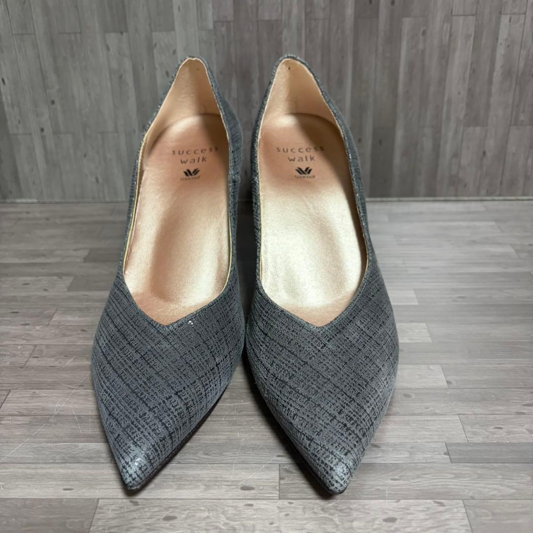 ワコール Wacoal success walk パンプス 23.5cm グレー - メルカリ
