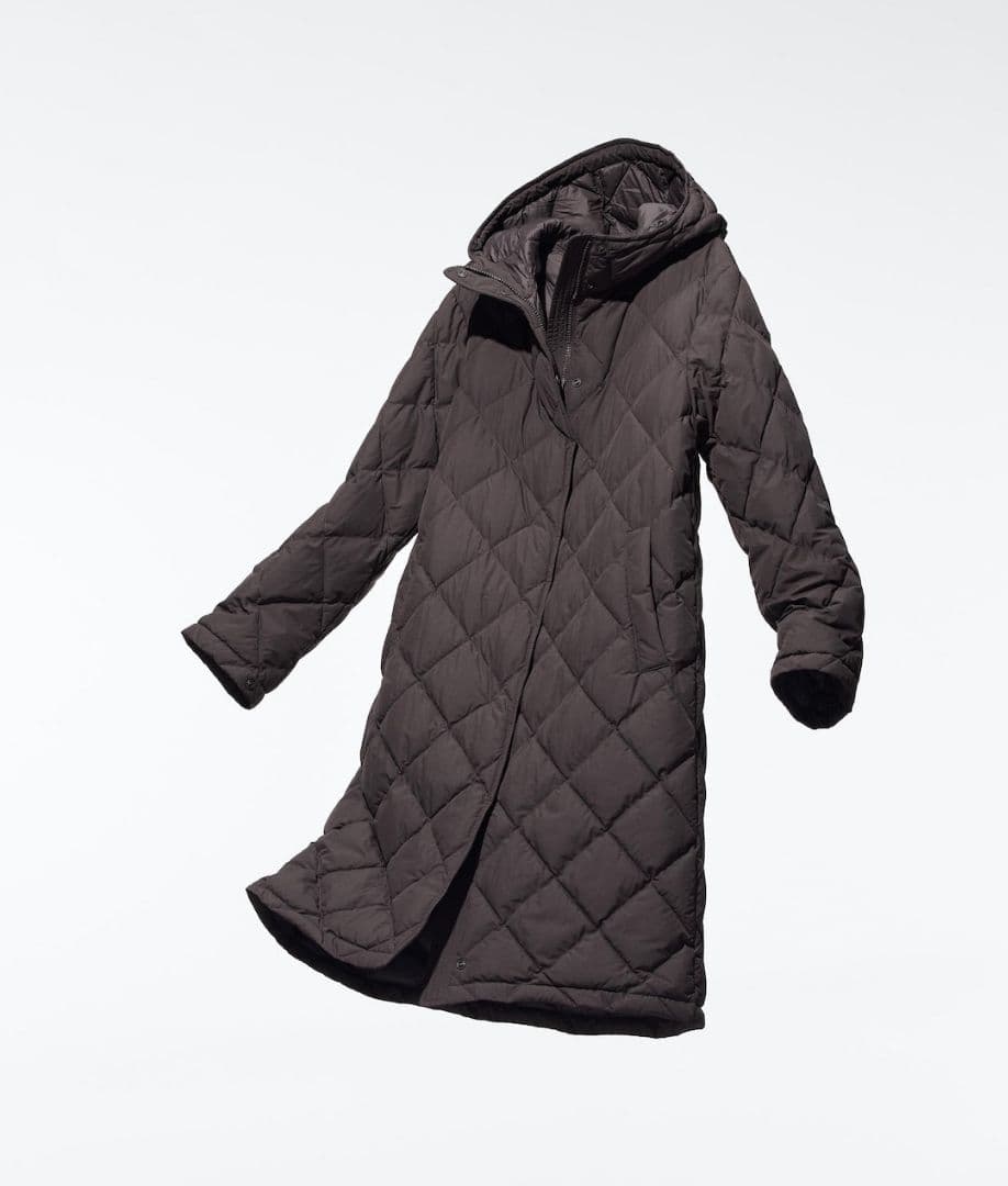 ユニクロ パフテック ロングコート リラックスフィット Мサイズ ダーク