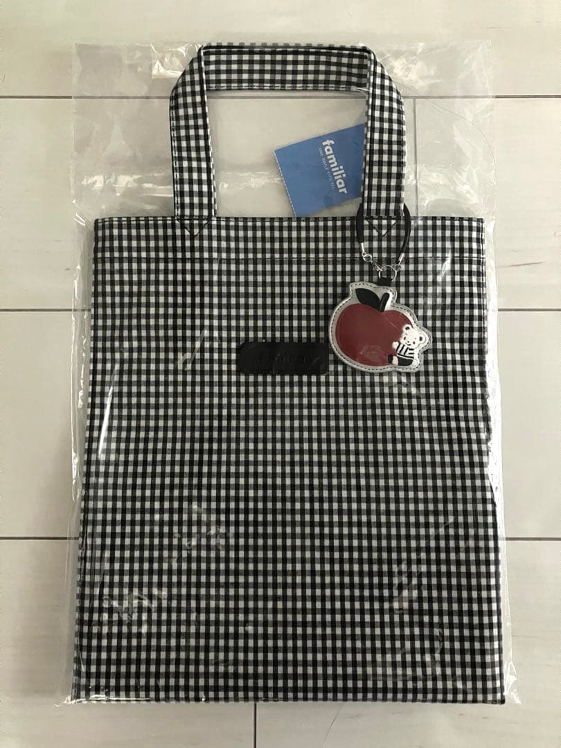 ファミリア ギンガムチェック トートバッグ - メルカリ