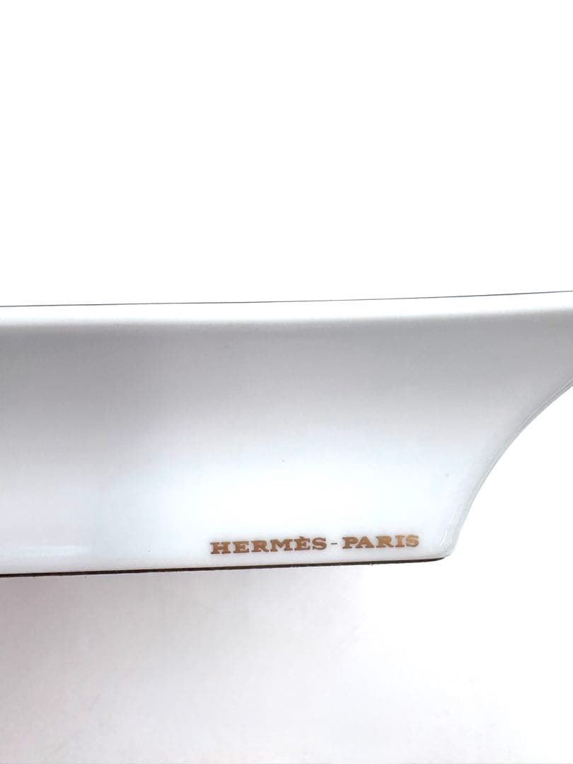 HERMES エルメス インドの狩猟 アッシュトレイ 灰皿 スクエアプレート