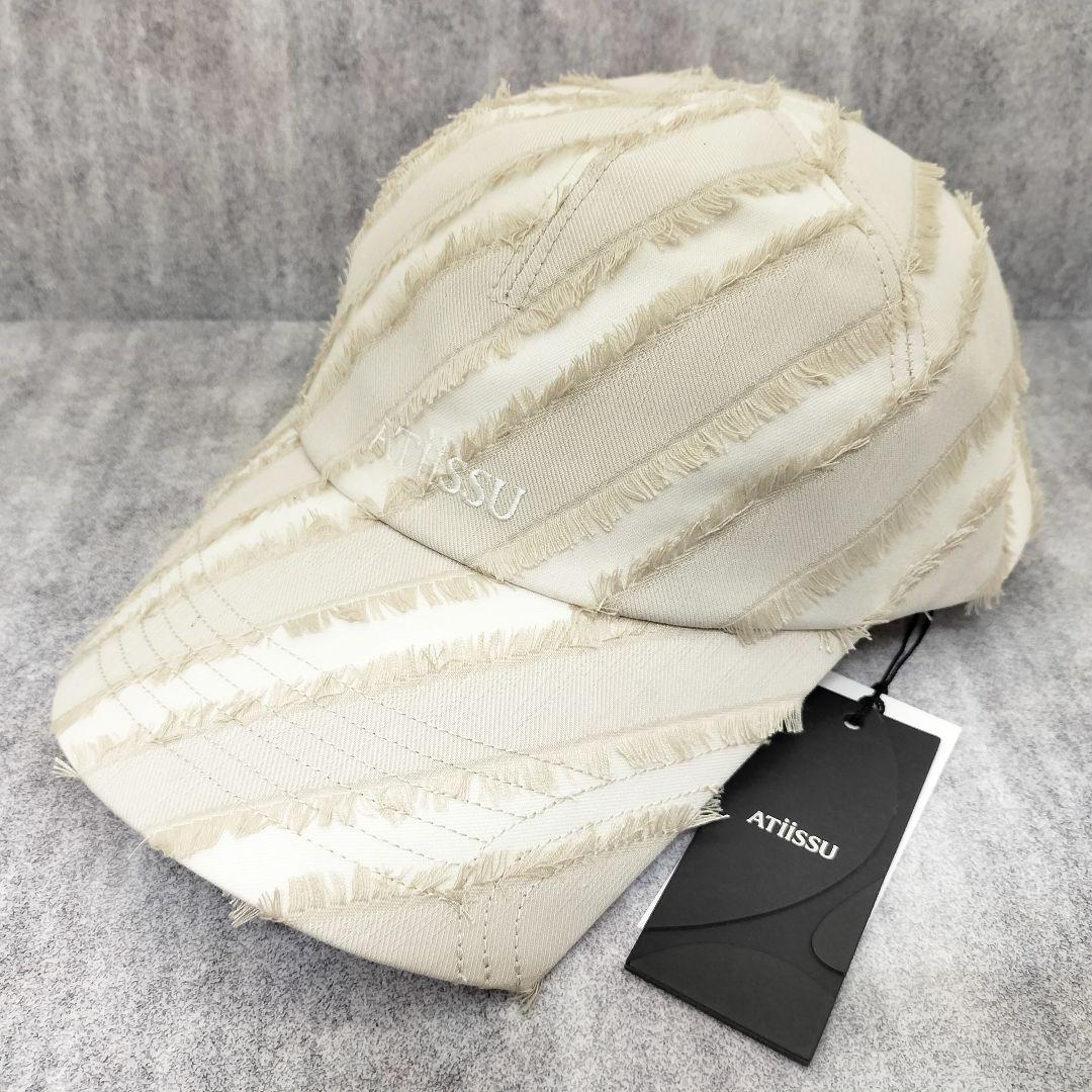 セール☆ATiiSSU 新品 アティッシュ スラッシュ キャップ 帽子 韓国