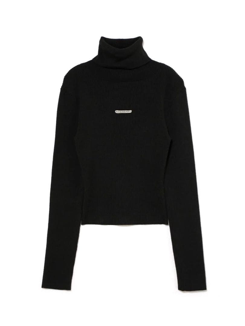 正規品 andmary Mary turtle knit tops black - メルカリ