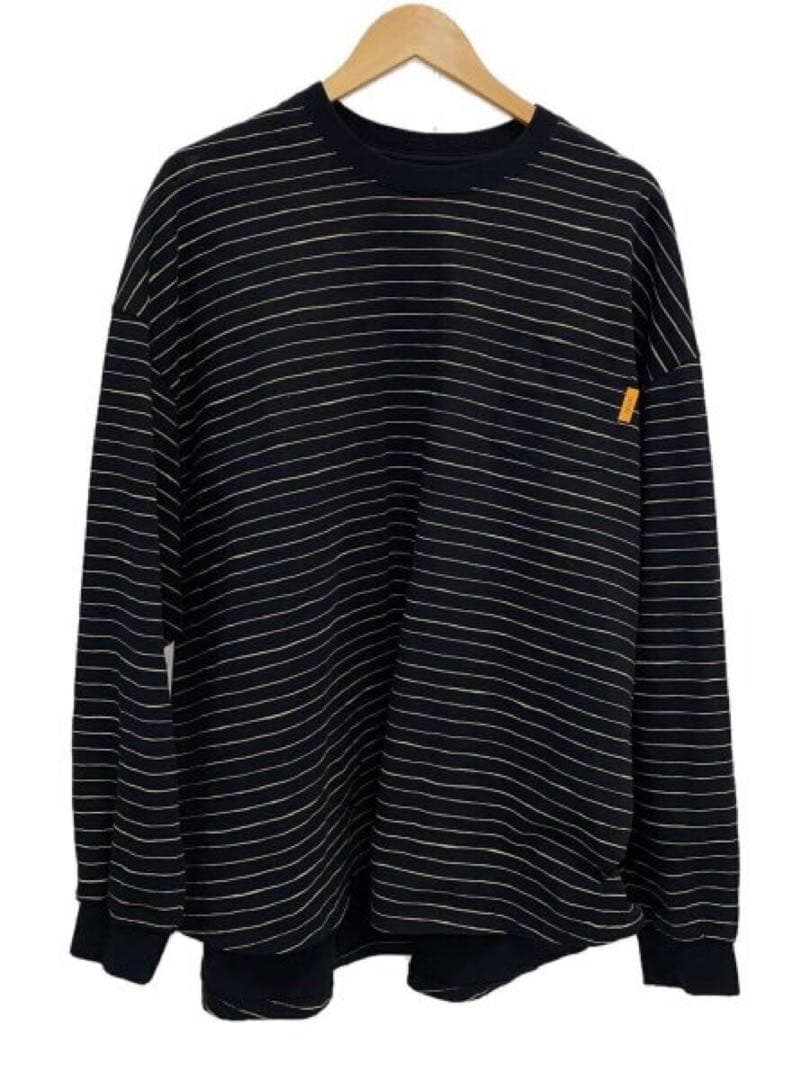 SEESEE SUPER BIG ROUND ロンT ボーダー L ブラック - メルカリ