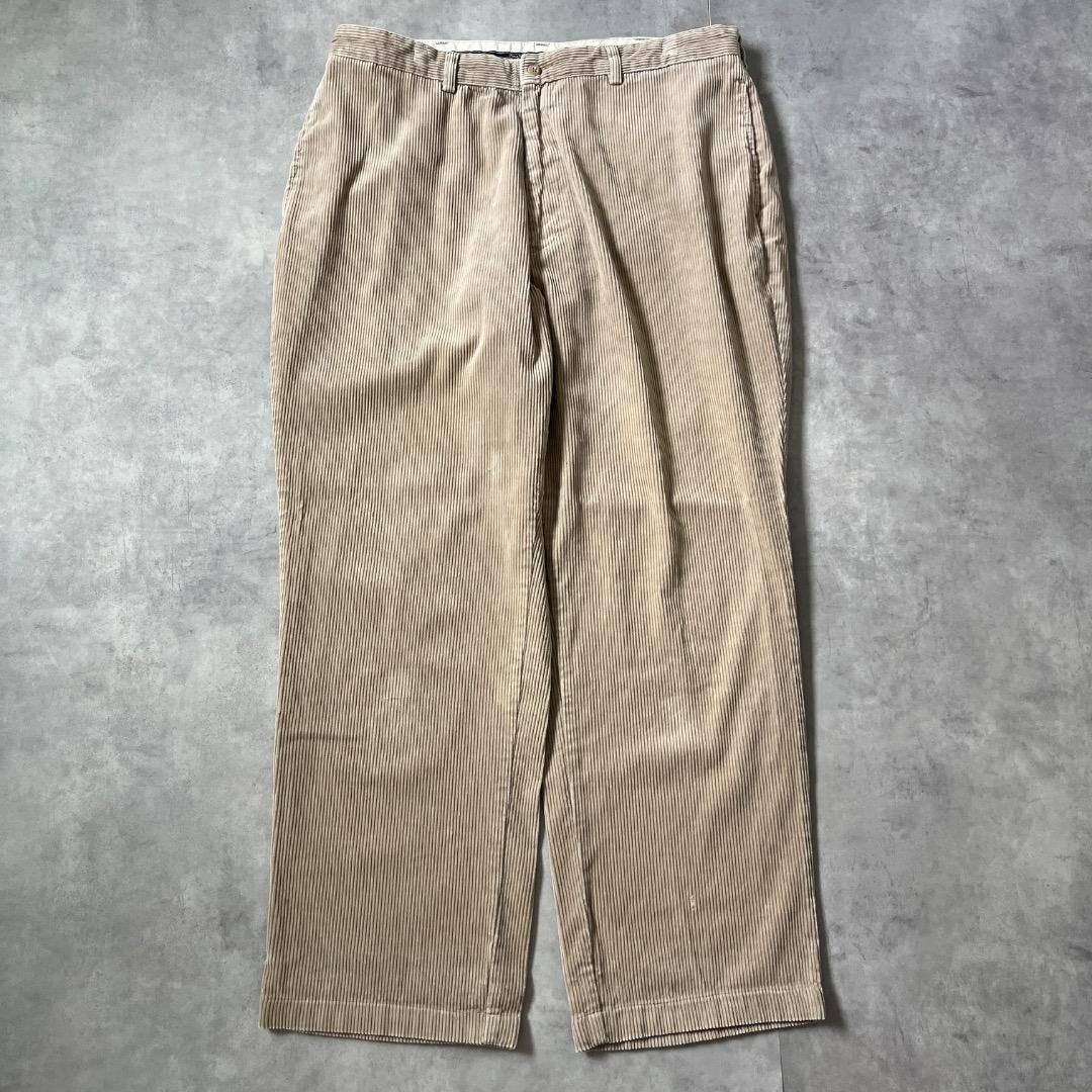 ポロ ラルフローレン W37 コーデュロイ ポロチノ 90s 古着 17067 90s Polo ラルフローレン|ツータック チノパン - 札幌 ビンテージ 古着