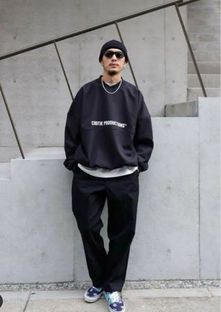 トップス COOTIE Polyester Twill Football L/S Tee