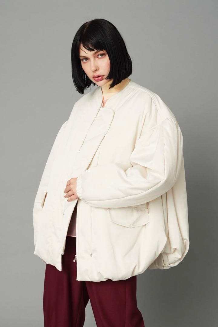 HeRIN.CYE ヘリンドットサイ Egg MA-1 ダウンジャケット - メルカリ