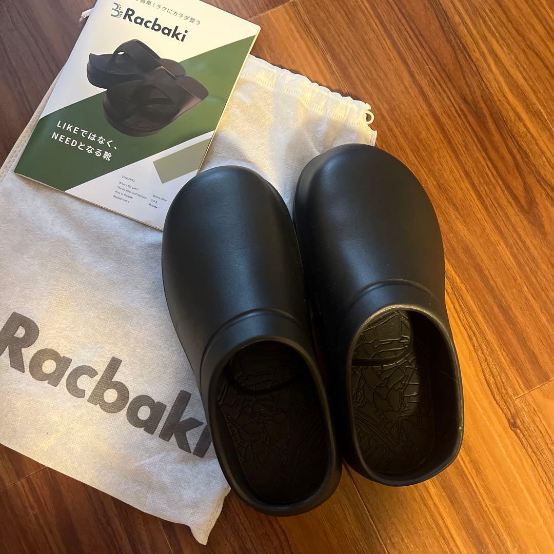 Racbaki イージーサボ ブラック レディースL - メルカリ