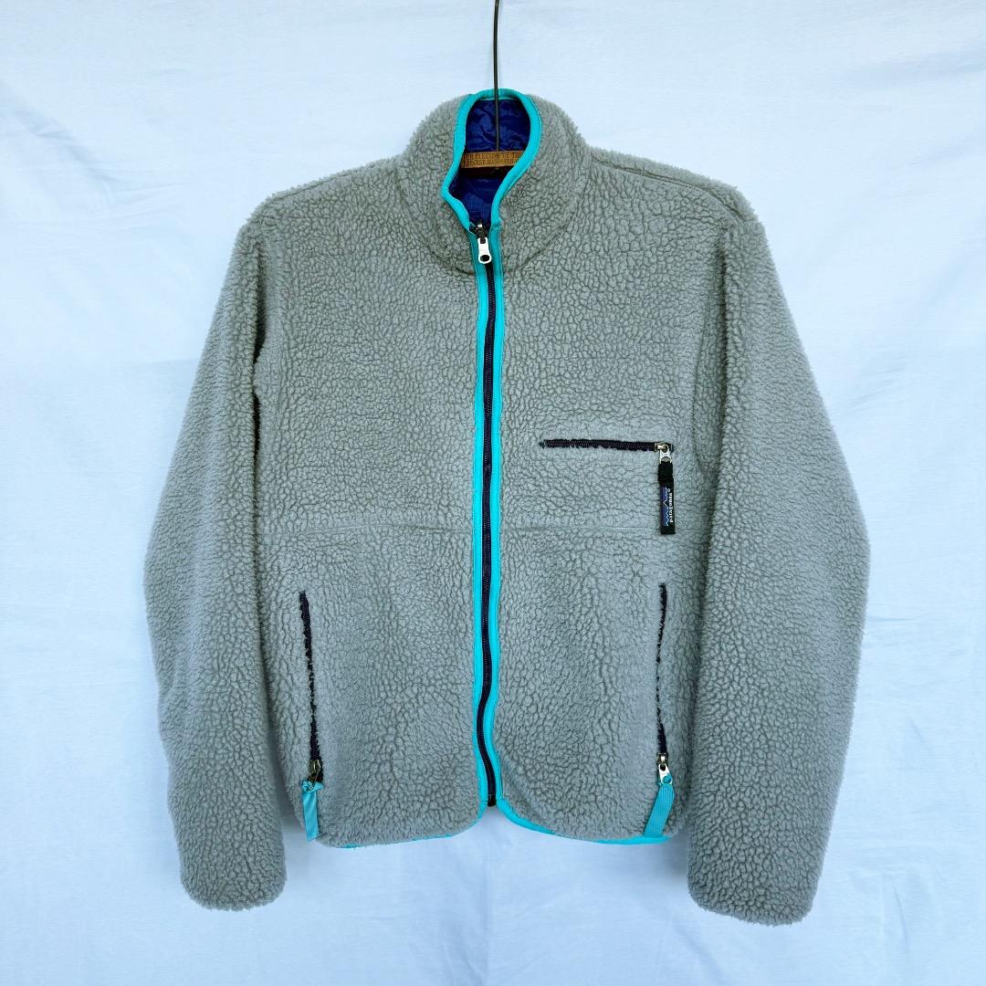 patagonia 92年製 グリセード ヘザーグレーxコバルト Sサイズ - メルカリ