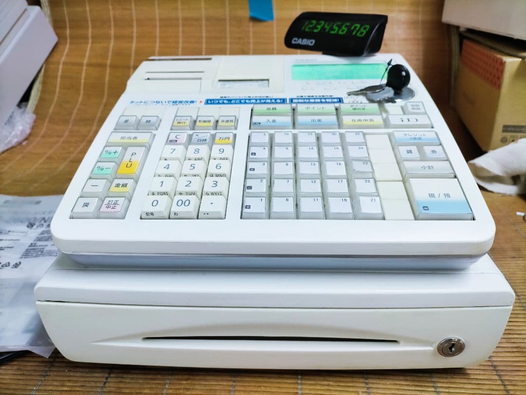 カシオレジスター　TE-2600　フル設定無料特殊25部門　188802