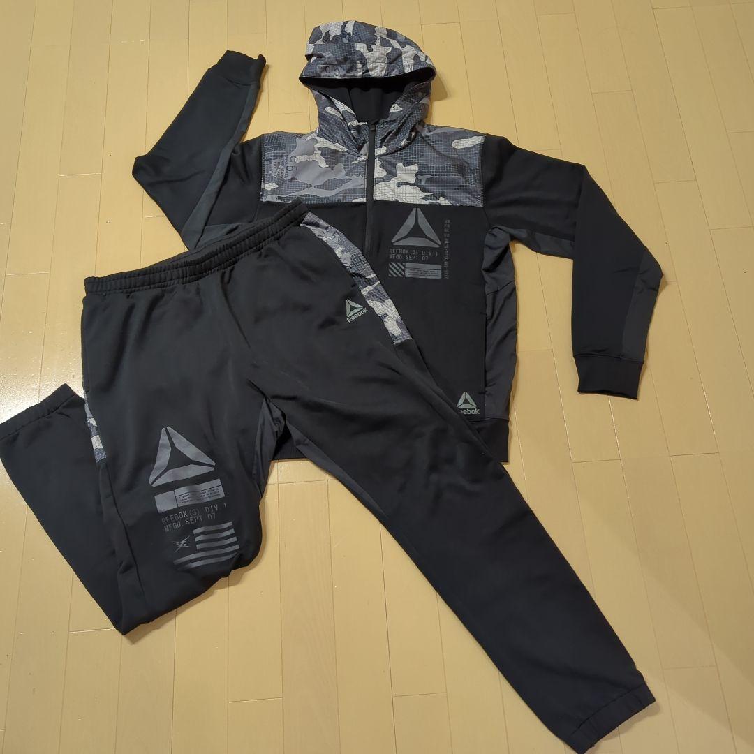 UFC復帰記念】堀口恭司モデル Reebok ジャージ上下セット 黒・迷彩