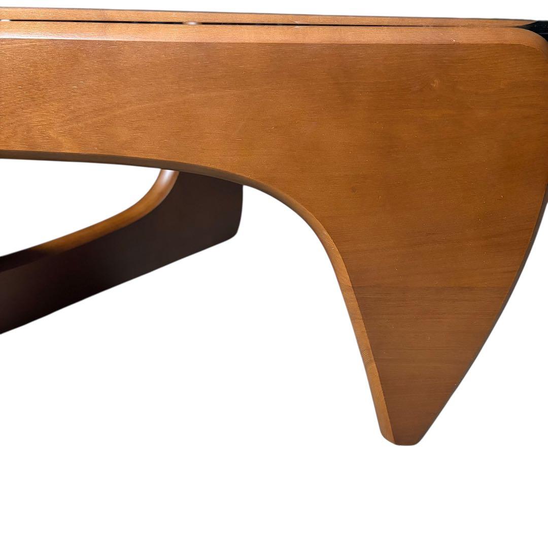 【希少】イサムノグチ コーヒーテーブル リプロダクト品　天板厚19ミリ ブラウン