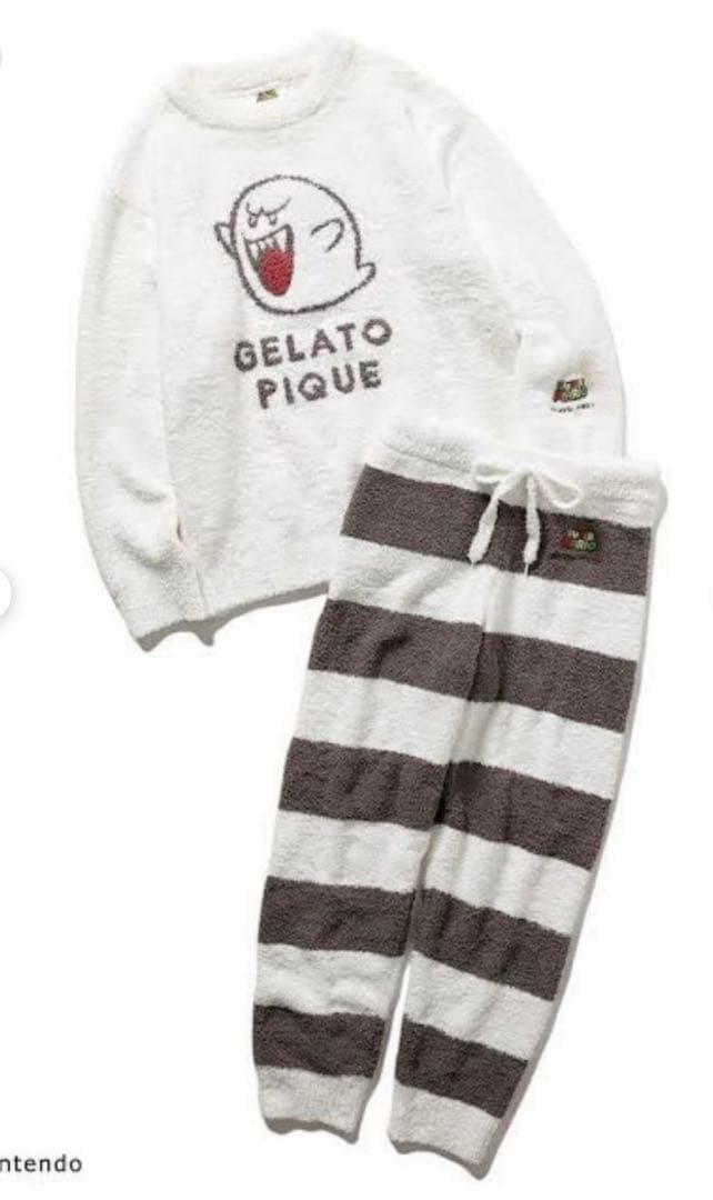 ジェラートピケ スーパーマリオテレサ セットアップ140-150 ジェラピケ