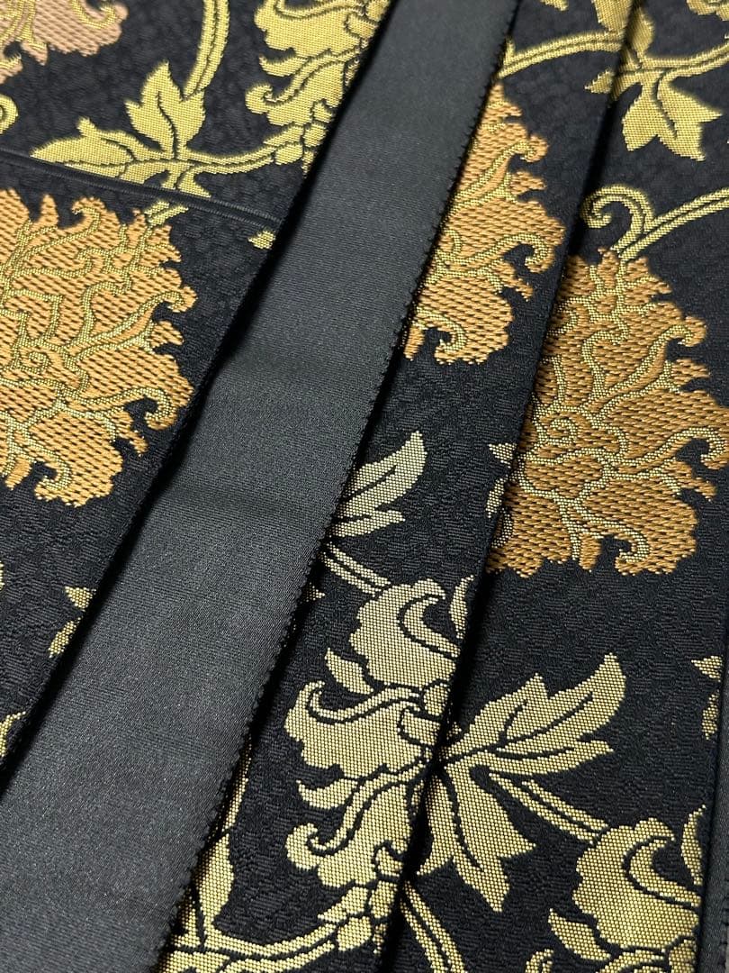 袋帯 【箔屋清兵衛】草木染 牡丹唐草 金糸 六通 - メルカリ