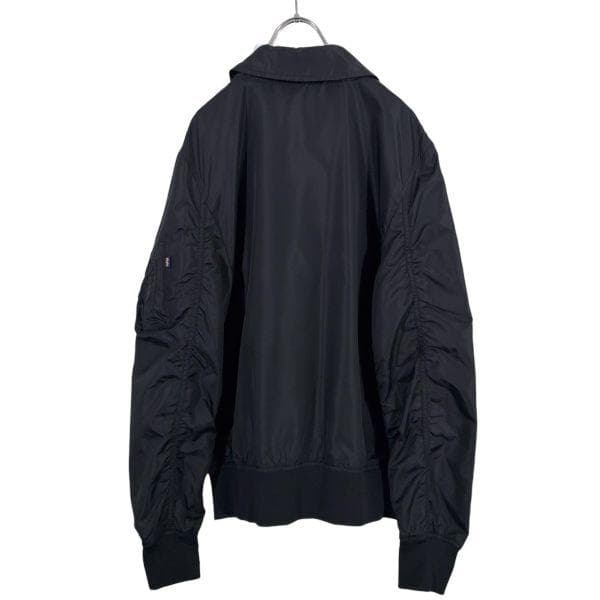 美品】ALPHA アルファ フライトジャケット L 黒 MA-1 TA0629 Alpha MA