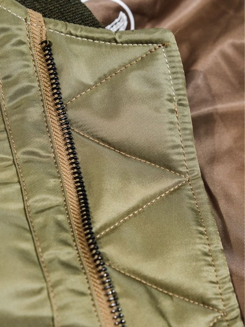 SサイズB-15B 初期型復刻フライトジャケットREALSIMONS ムートン襟