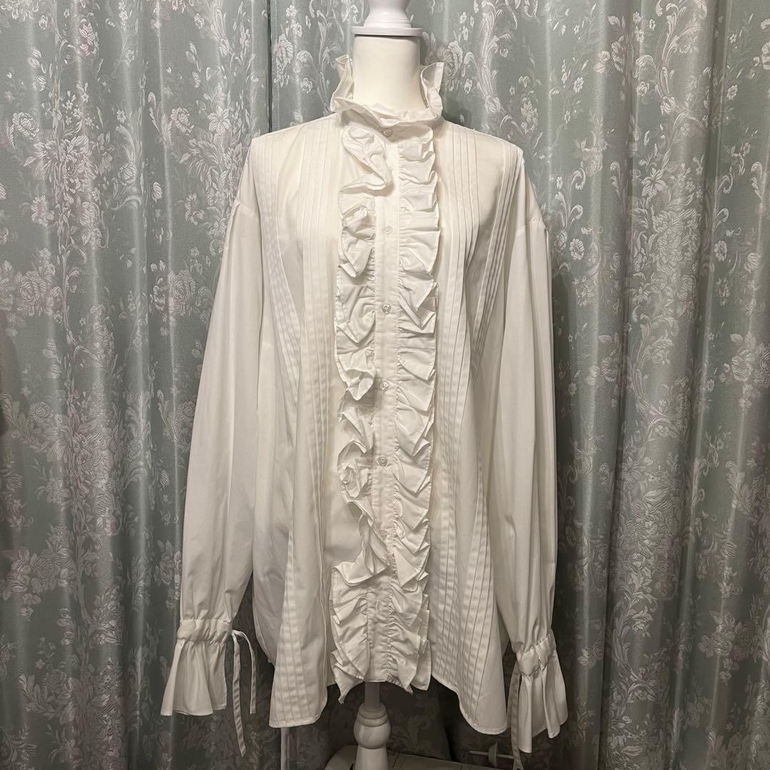 トップス mikiosakabe little flower frill blouse Buy Joules Melanie White Cotton Ruffle Blouse from Next USA