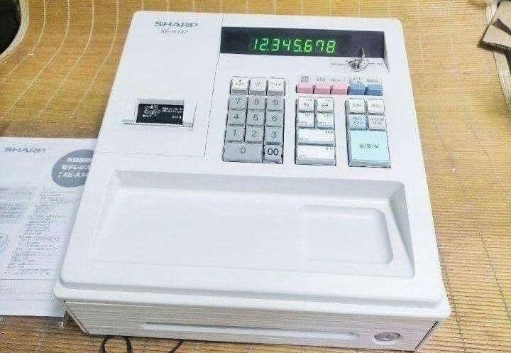 シャープレジスター　XE-A147　PC連携売上管理フル設定無料　600061