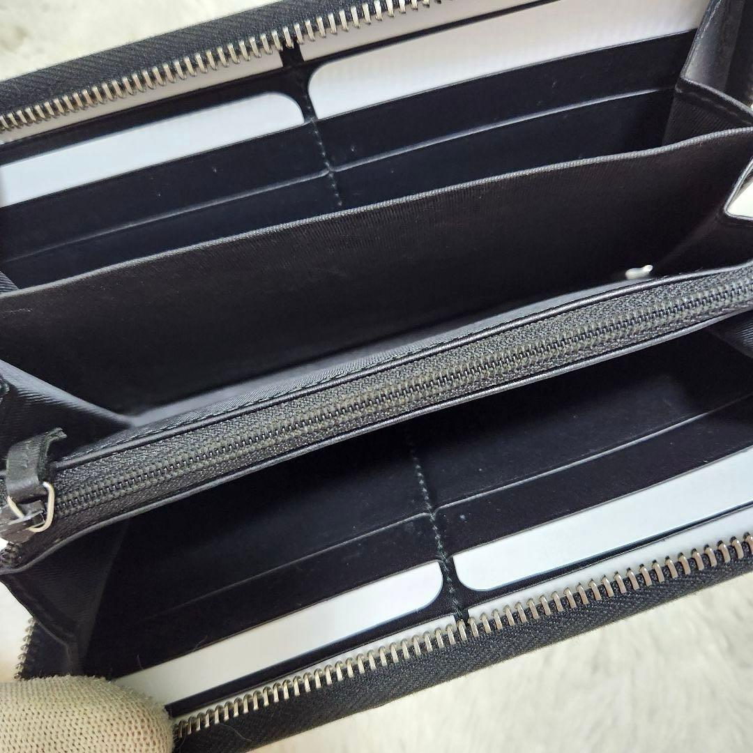 ✨極美品 付属品完備✨グッチ 長財布 ラウンドファスナー スネーク PVC