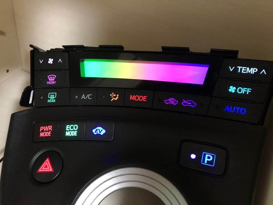 ZVW30 プリウス 前期 エアコンパネル シフトパネル LED打ち替え済み z
