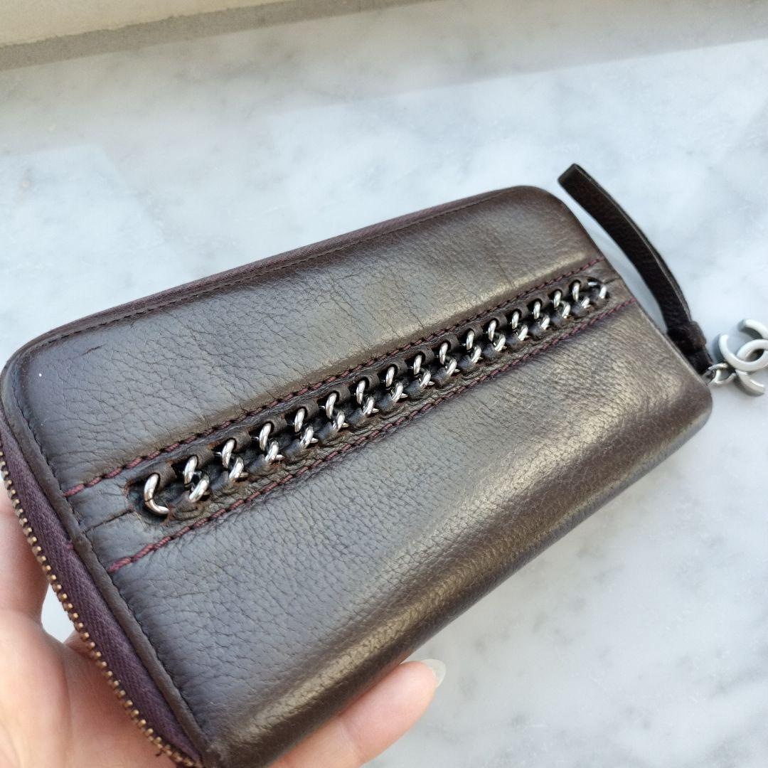 CHANEL シャネル ラグジュアリーライン ラウンドファスナー 長財布