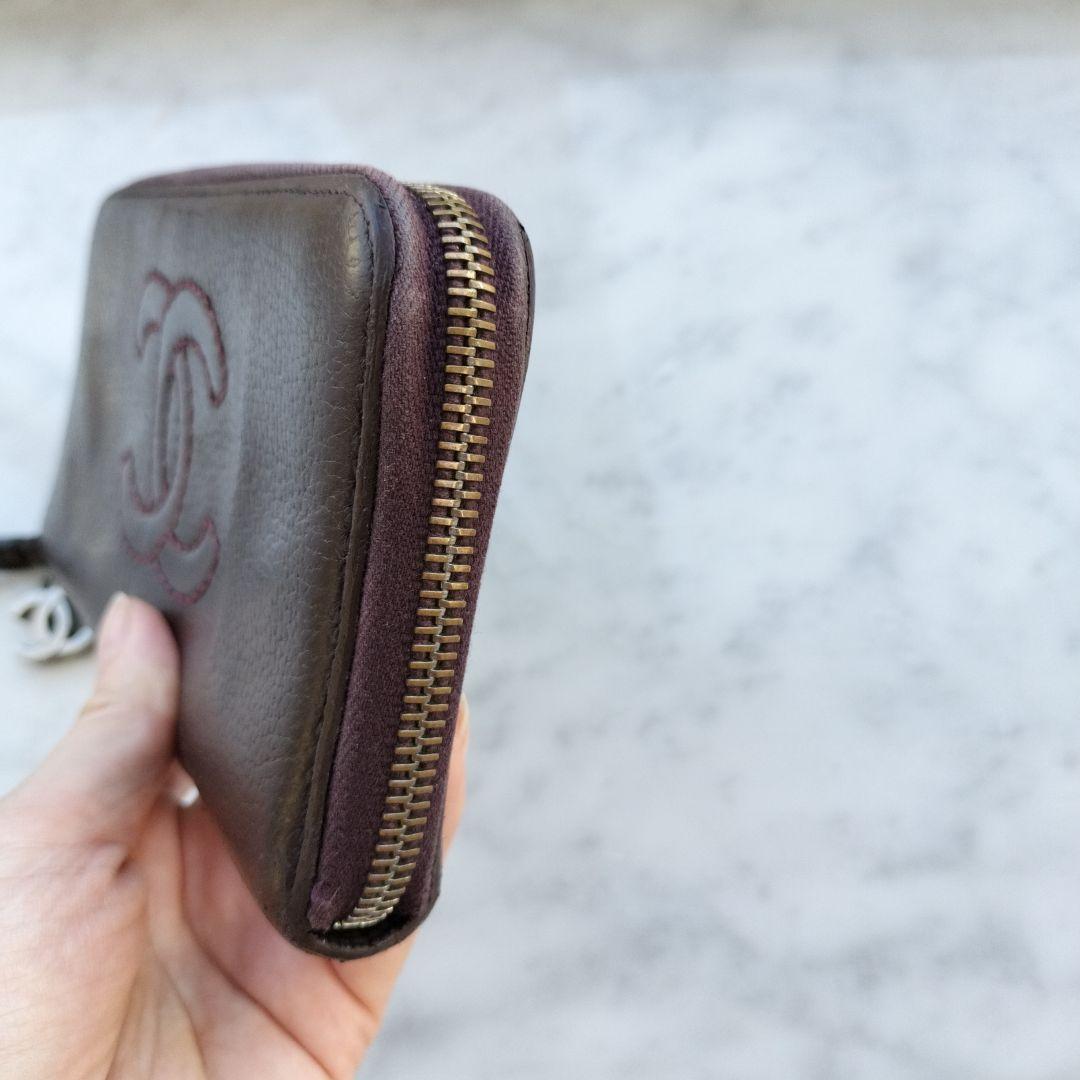CHANEL シャネル ラグジュアリーライン ラウンドファスナー 長財布