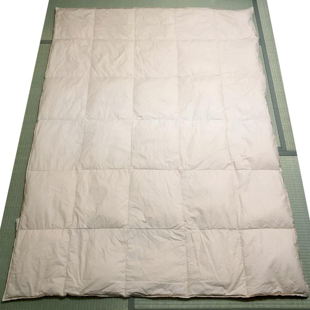 状態良好 羽毛布団 羽毛ふとん 肌掛け シングル Aquascutum - メルカリ