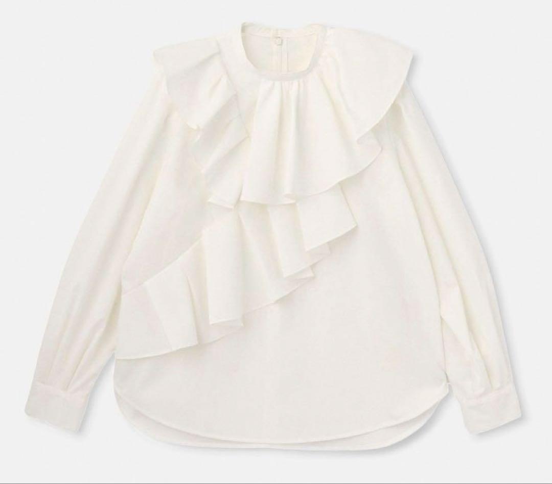 allureville アルアバイル アシメラッフルブラウス ルルウィルビー