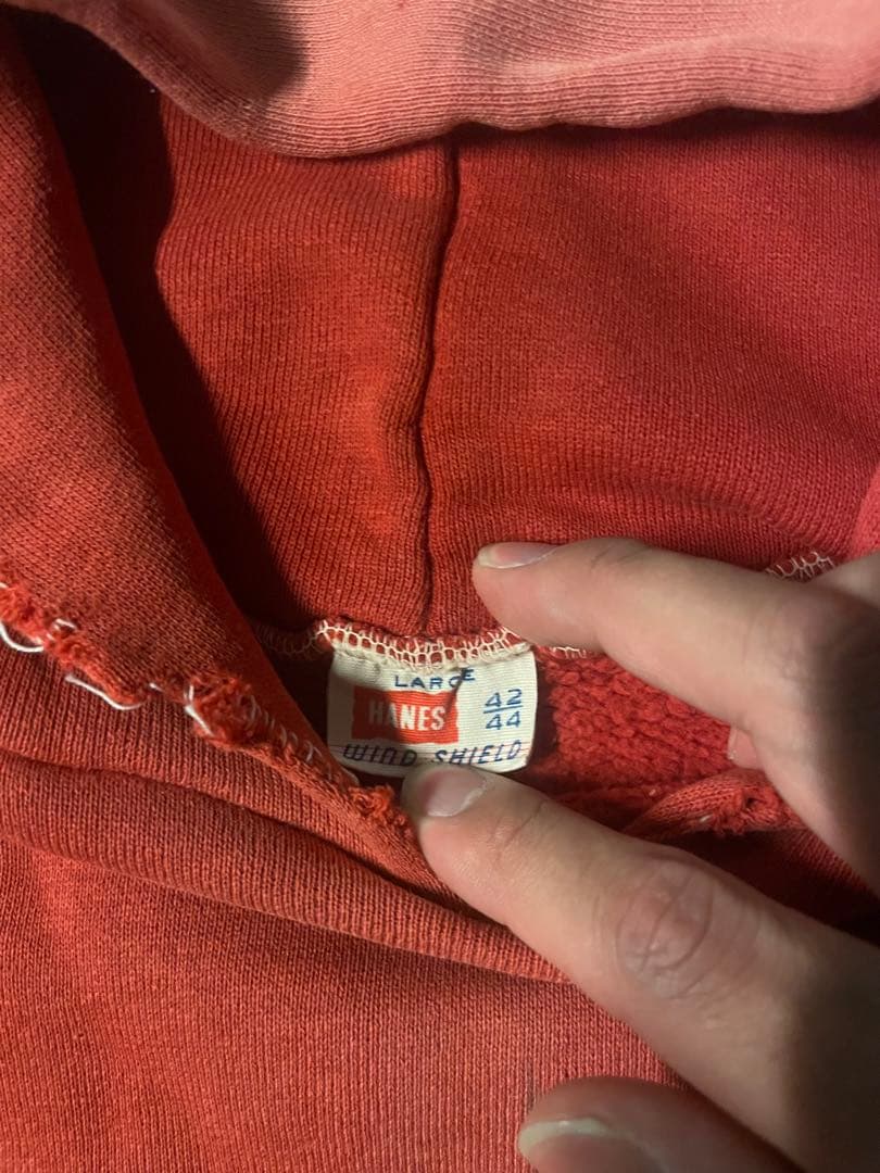 50s 60s Hanes パーカー スウェット 鬼フェード vintage - メルカリ