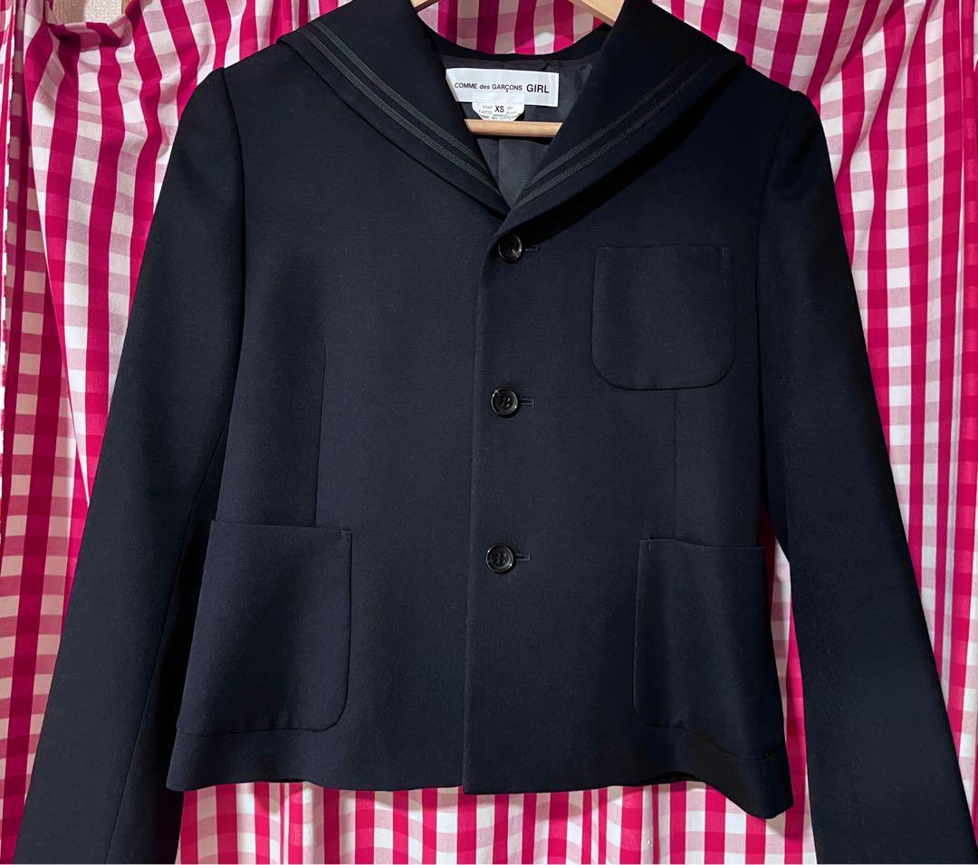 今期 コムデギャルソンガール 2024SS セーラージャケット - メルカリ