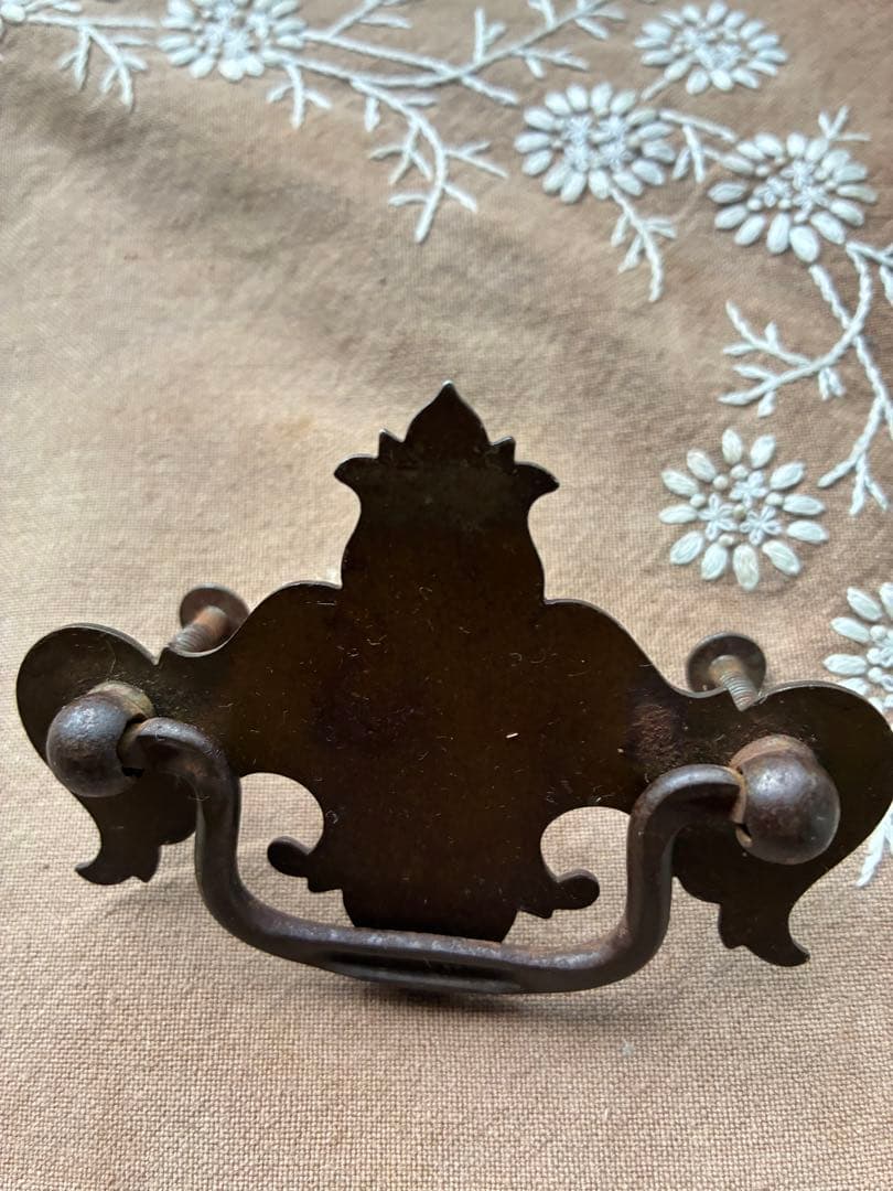 青柳様専用アンティーク アイアン 引き出し 取っ手 ノブ 持ち手 金具